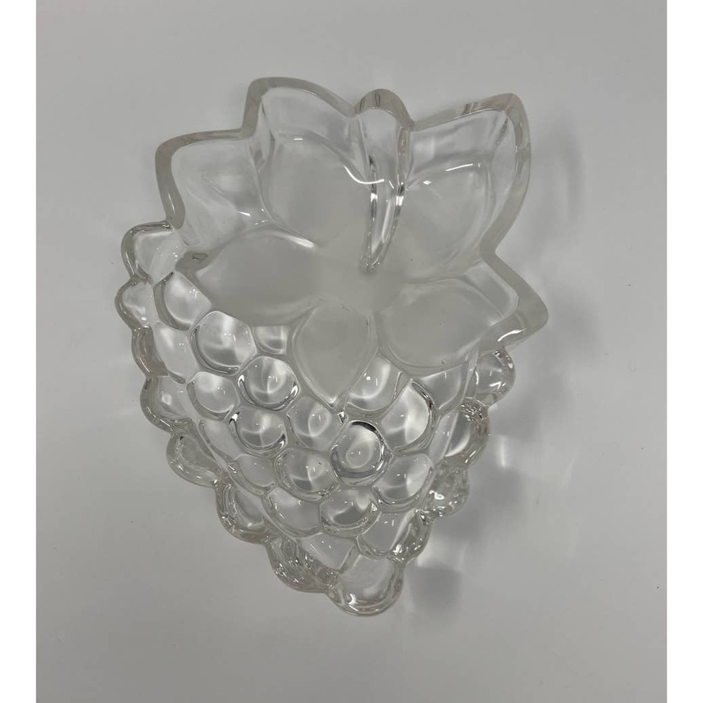 Grape Frosted Leaves Heavy Dish‎ 8" Long
